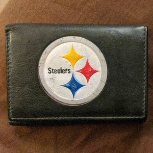 Steelers Trifold black Wallet